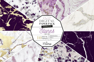 Digital Paper Stones Set