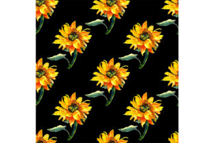 Seamless Sunflower Pattern
