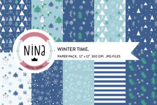 Winter Digital Paper Pack: A Creative Resource for Designers and Enthusiasts